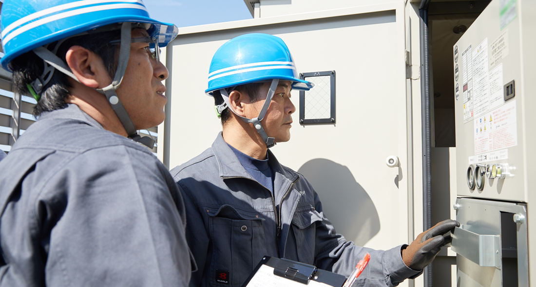 発電機準備
