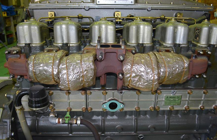 過給器コンプレッサ翼及びタービン翼並びに排気管等の内部観察